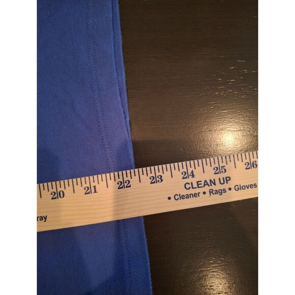 MC Sportswear Long Sleeve Top Embroidered Reindeer Womens Medium Blue  Casual Wi - Picture 7 of 7